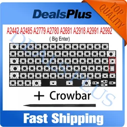 New Keyboard Scissor Clips Hinge Set Replace For Macbook A2442 A2485 A2779 A2780 A2681 A2918 A2991 A2992 A3113 A3114 A3240 A3241