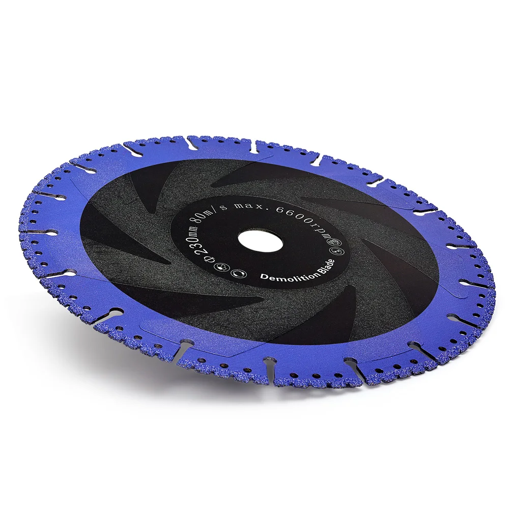 Hoja de diamante de corte de Metal profesional para barra de refuerzo, tubo dúctil, hierro angular, chapado en acero
