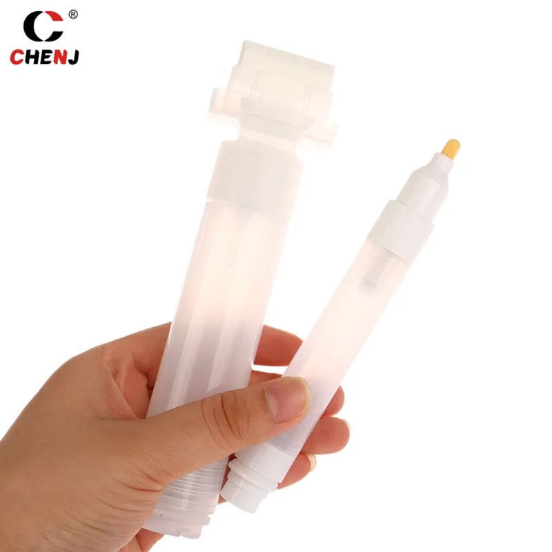 1pcs Refillable Ink Plastic Empty Pen Rod Repeatable Tube For Graffiti Pens Liquid Chalk Marker Paint Pen Accessories