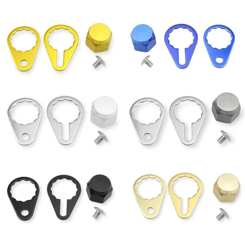 R6FE Pegangan Kanan Piring Pengunci Sekrup Nut Penutup Aksesori Memancing Berlaku