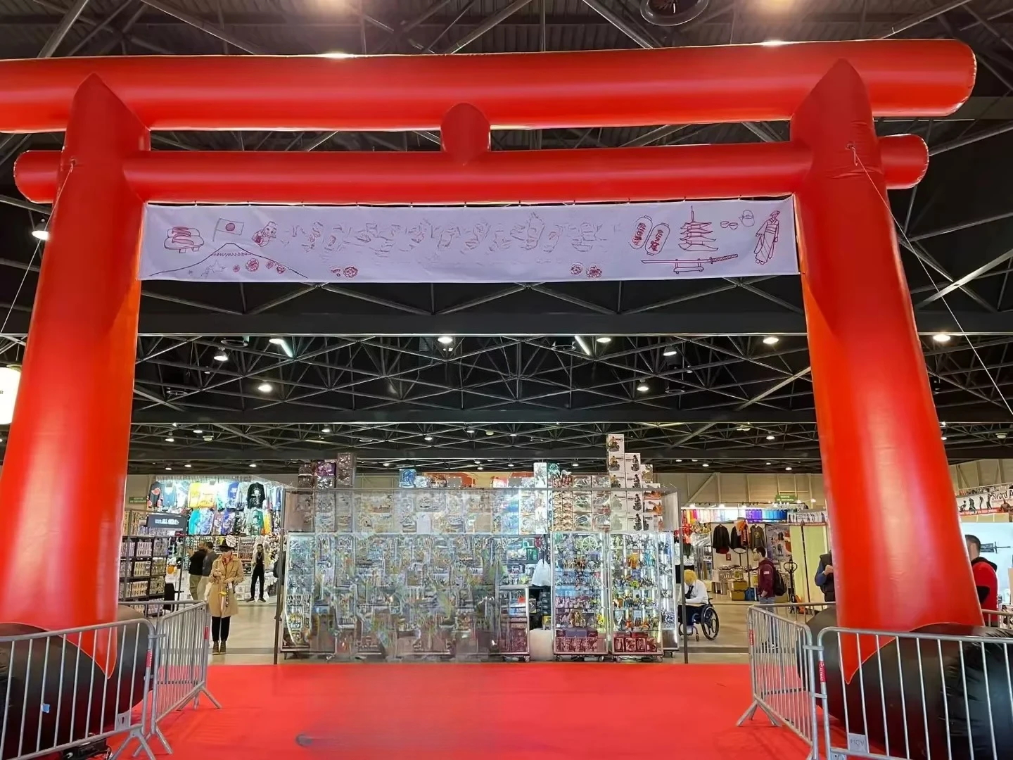 Customized Japanese Inflatable Torii Gate Decoration Arch Inflatable Torii Gate for Festival Party Event
