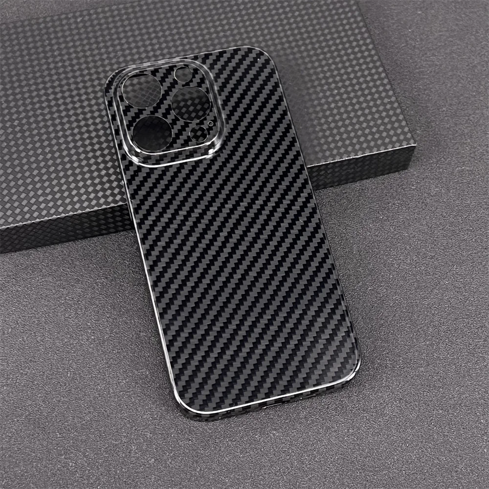 Carbon Case For Iphone 14Pro Case Carbon Fiber Mobile Iphone 14 Pro Max Cover Light Face Light And Thin Fall Protection Shell