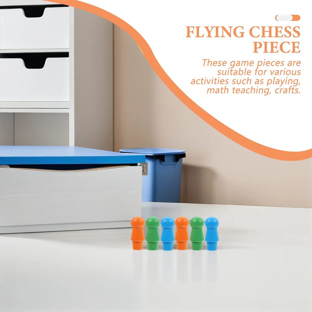 

180Pcs Wooden Colorful Chinese Checkers Pegs Replacement Pawns Traditional Strategy Board Game Components Board Accessories