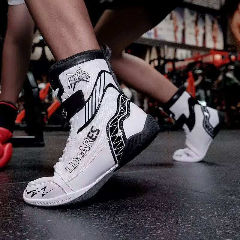 Original Brand Wrestling Shoes Mesh Breathable Boxing Shoes Anti-Slippery Fighting Shoes Good Quality Gym Training Shoe Unisex
