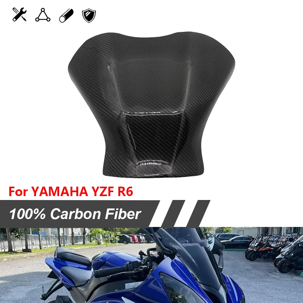 

CARBON FIBER Tank Cover Fairing Kit Cover Motorcycle Frame Fairing Kit For YAMAHA YZF R6 2017 2018 2019 2021 2022 2023