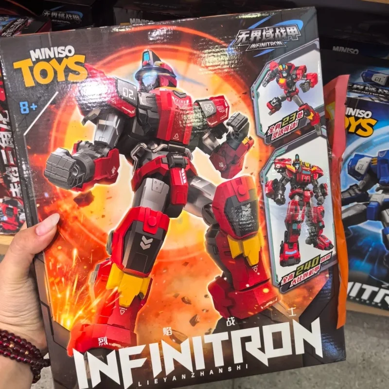 

Original Keeppley Boundless Domain Armor Series Transformed Firefighter Combination Mecha Building Blocks Anime Periphery