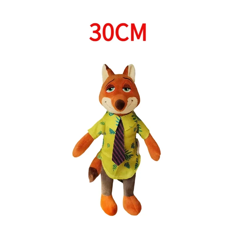 30Cm40Cm Kawaii Disney Zootopia Nick Wilde Judy Hopps Pluche Pop Speelgoed Anime Nieuwe Sofa Kamer Decoratie Kinderen verjaardagscadeau