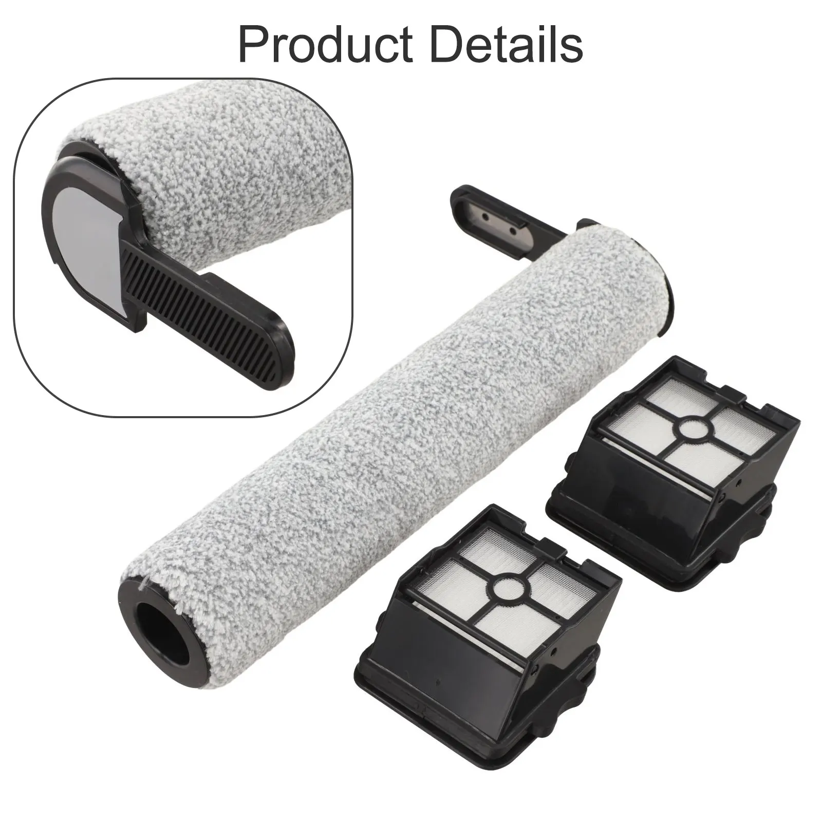 Main Roller Brush Filter Set For Laresar For M3 Wet Dry Vacuum Cleaner For Durable Plastic Replacement Parts Deep Cleaning