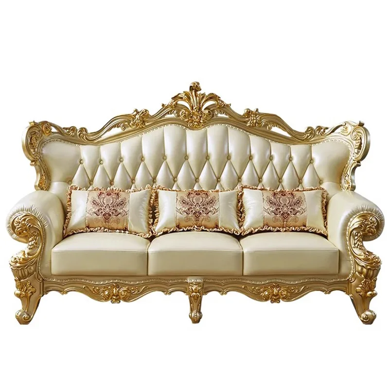 

Диван из массива дерева для гостиной в элитной квартире на первом этаже, двусторонняя резьба по дереву