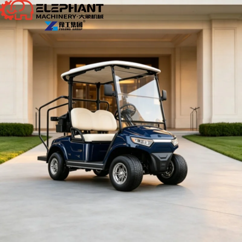 Electric Golf Cart, 2 Seater Street Legal Lifted Buggy 5KW AC Motor 72V Lithium Battery For Resort Hunting