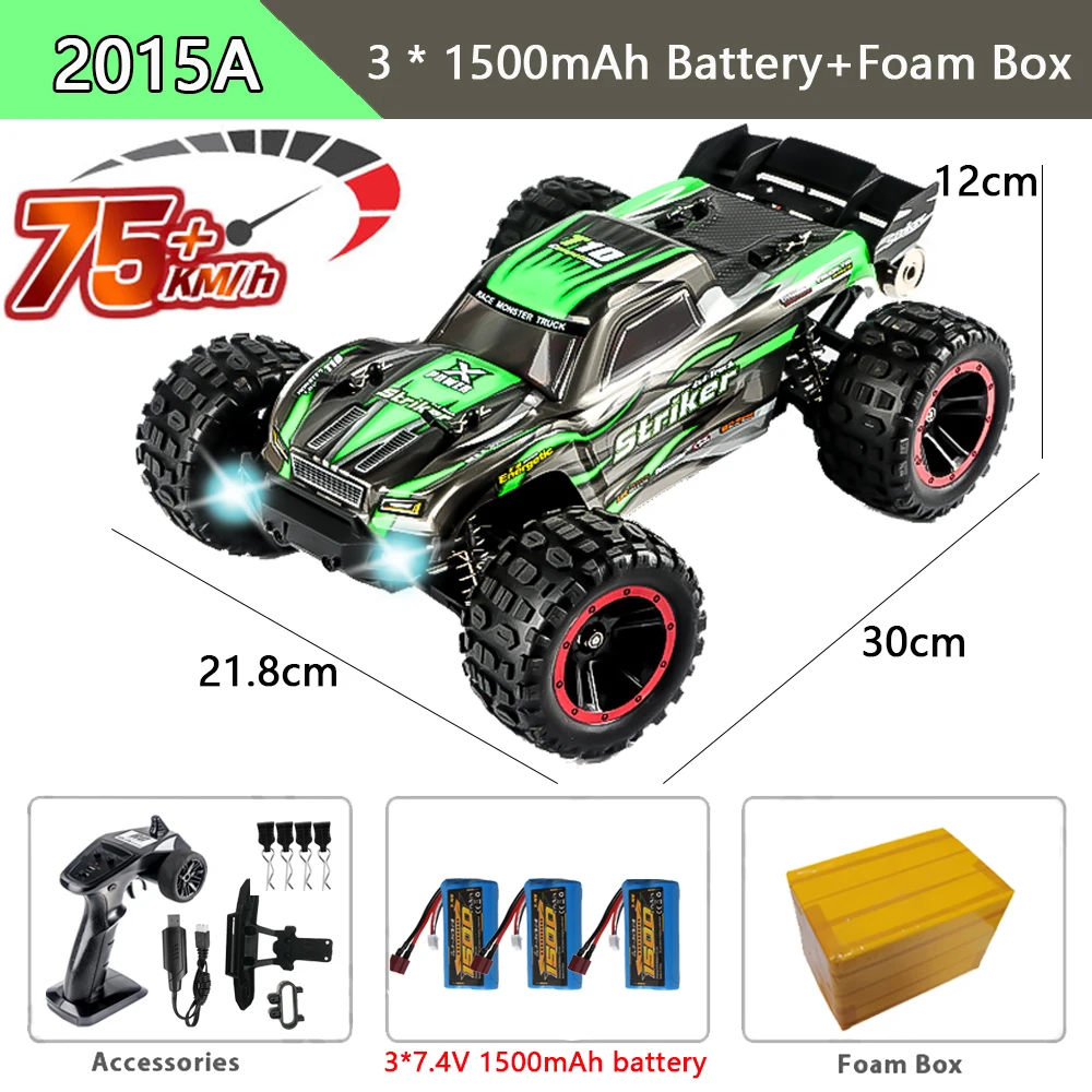 HAIBOXING 2105A T10 1:14 75KM/H 4WD RC Car Brushless RC Cars High Speed Drift Monster Truck for Kids vs Wltoys 144001 Toys