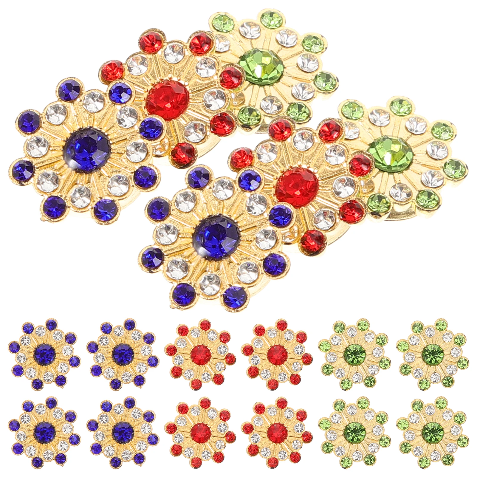 

150pcs Sunflower Rhinestone Embellishments Diy Craft Accessories For Clothes Shoes Bags Phone Cases Jewelry Making Large Shiny