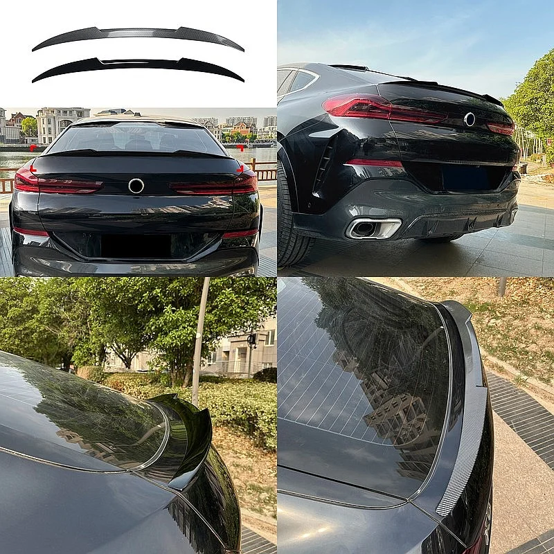 

Applicable to BMW X6 G06 2019 + M4 blade rear spoiler exterior cross-border modification