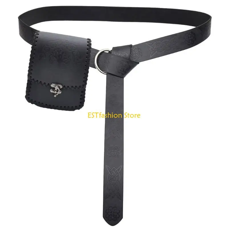 Y5GC Middle Ages Brown Belt Waistband Perfect for Costume Parties Gatherings