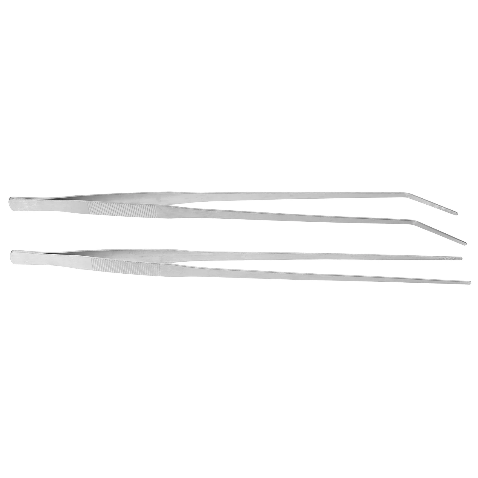 

2Pcs Extra Long Reptile Feeding Tongs Stainless Steel Feeder Clips for Lizards Turtles Terrarium Aquarium Pet Food Handling Tool