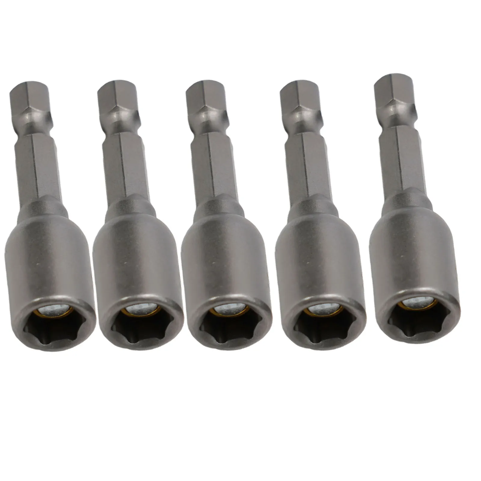 

5PCS 6-13mm Socket Magnetic Nut Screwdriver 1/4inch Shank Hex Electric Drill Bit Nut Driver Socket Hexagonal Socket Head