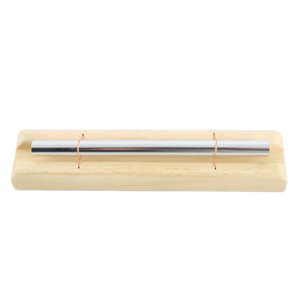 Durable With Mallet Meditation Chimes Wood+Metal Wood Color Classroom Chimes Hand Chimes Bell For Meditation