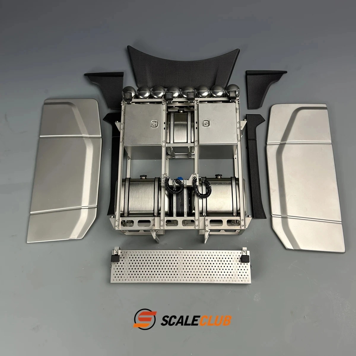 Scaleclub Model 1/14 For Scania 770S Metal Heavy Tow Equipment Rack SLT Bulky Transport For Tamiya  Lesu Rc Truck Trailer Tipper