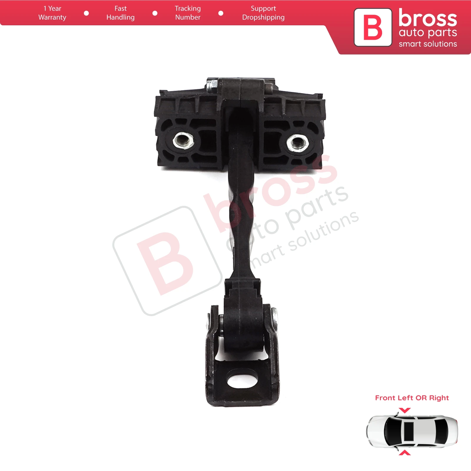 BDP1343 Front Door Hinge Brake Stop Check Strap Limiter for VW Polo MK5 6R 6C 60 61 2009-2022 4/5 Door MK4 9A 9N Sedan 6R4837249