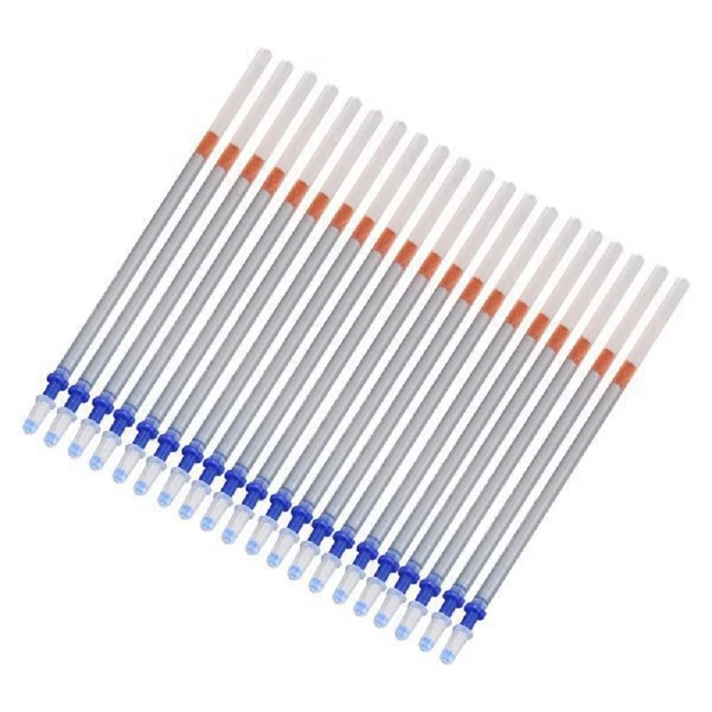 Hot Koop 20 Pcs 0.7 Mm Tip Gel Silver Tone Inkt Pen Refill Vervanging