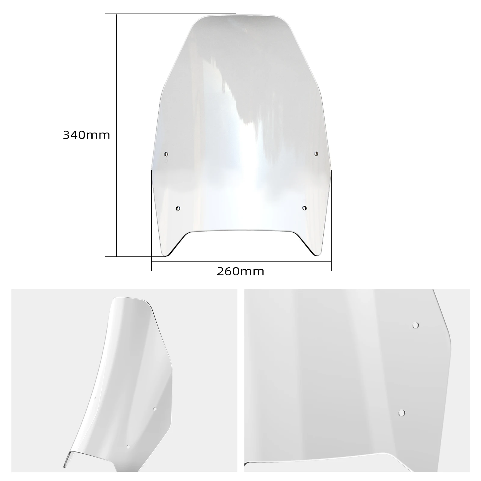 Für Yamaha Tenere 700 T700 XTZ 700 2019-2024 Windschutzscheibe Windschutzscheibe T7 TENERE 700 XTZ 700 Tenere 700 T700 Windabweiser Schutz – Detail 2