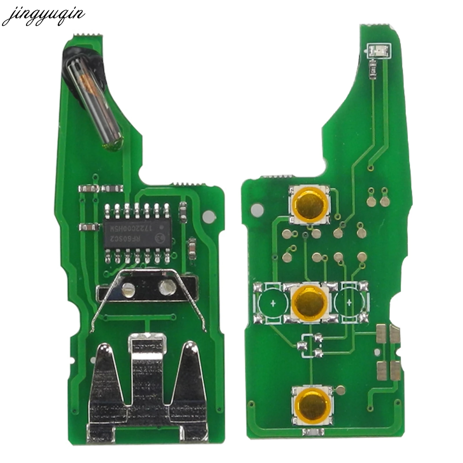 

jingyuqin 5K0837202AD Remote Key Circuit Electronic Board for VW Beetle/Caddy/Eos/Golf/Jetta/Polo/Scirocco/Tiguan/Touran/UP ID48