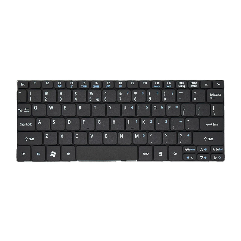 US/RU/Russian Laptop Keyboard For ACER one aspire 532 D255 D255E D260 D256 ZH9 ZE6 AO521 D257 532h P0VE6 NAV50 ZE7 Replacement