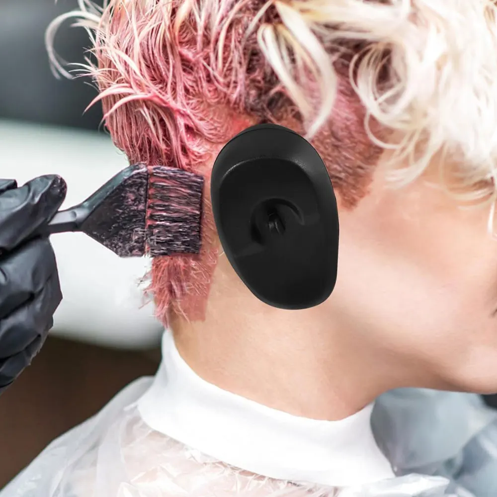 

2Pcs Professional Earmuff Salon Barber Shop Accessories Dyeing Hair Bath Styling Accessories Protective Cover Waterproof Earm