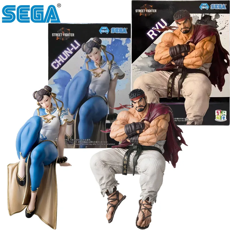 

In Stock SEGA Genuine Premium Street Fighter Ryu Chun-Li Anime Character for Kids Christmas Gift Collection Action Toys Model