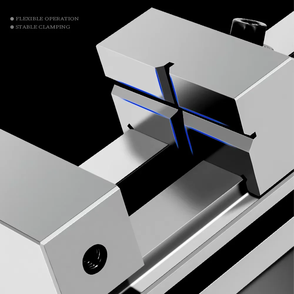 QKG50/63/73/80/88/100-2/2.5/3/3.5/4 Inch Precision Tool Vise Machine Tool Vise High-Precision 0.005mm QKG63 QKG100 Clamping Tool