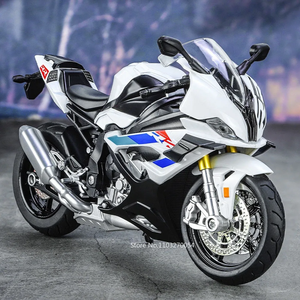 

1:12 RRS1000 R1250GS Motorcycle Alloy Cars Model Toys Metal Diecasts Front Wheel Steering Motorbike Models Children's Birthgifts