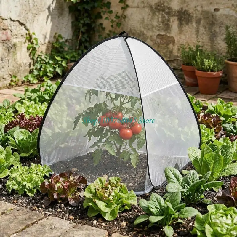 R53F Garden Insect Shade Cover 56X56X56Cm Plant Sunscreen Net Plant Protective