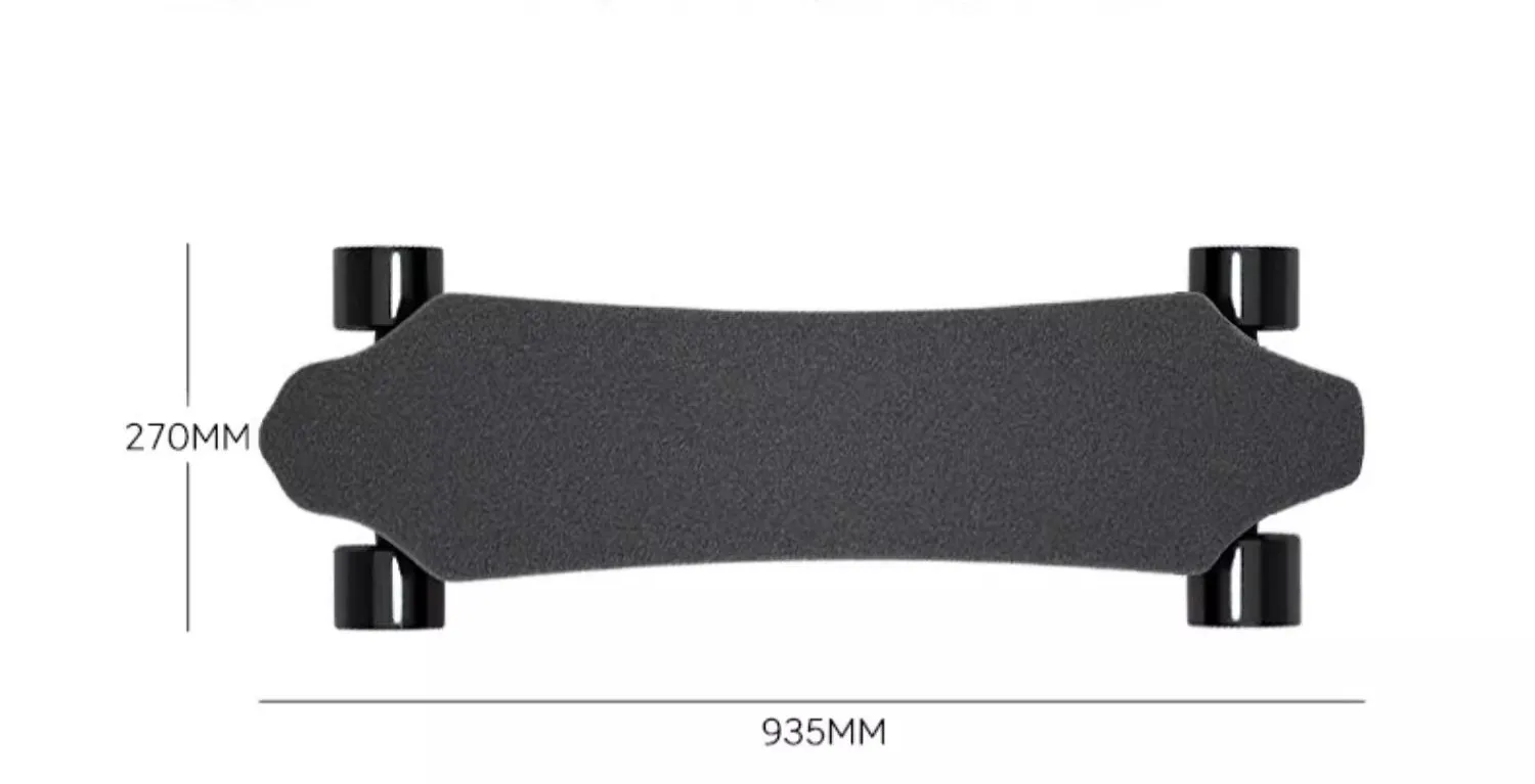 أحدث لوح تزلج كهربائي لعام 2025 بقدرة 42 فولت محرك واحد ومحرك مزدوج ولوح تزلج طويل التحمل مع جهاز تحكم عن بعد ذكي #4