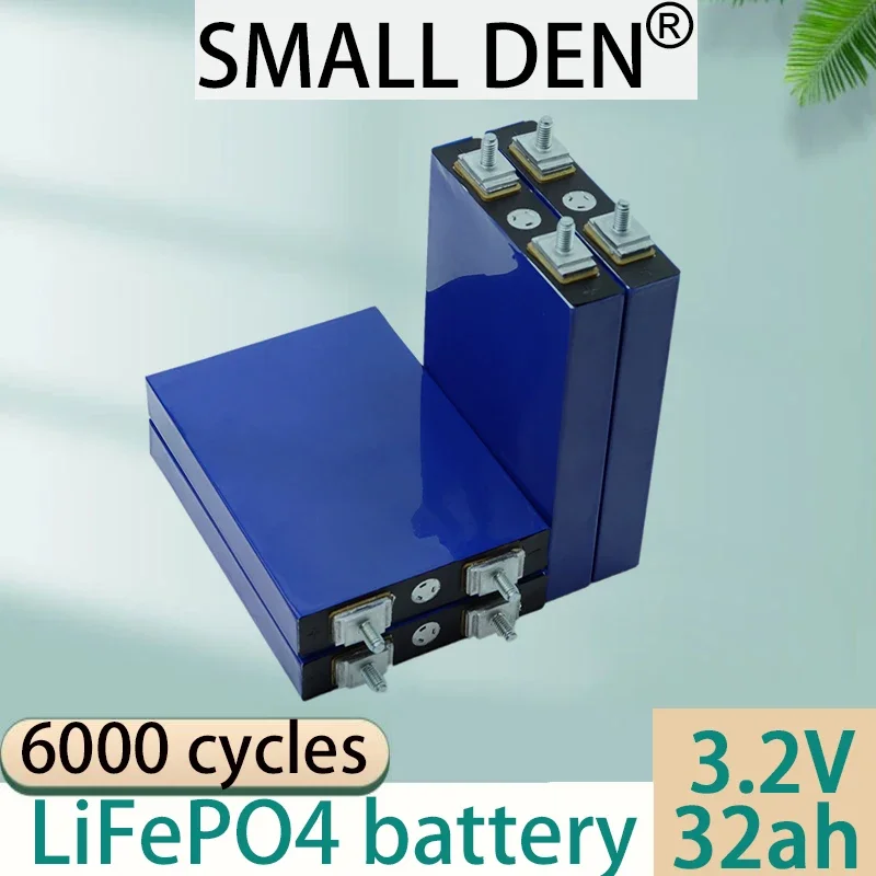 

Новая батарея Lifepo4 3,2 В 32 Ач DIY 24 В 48 В RV, подходит для хранения солнечной энергии, перезаряжаемая батарея, тележка для гольфа, высокая мощность