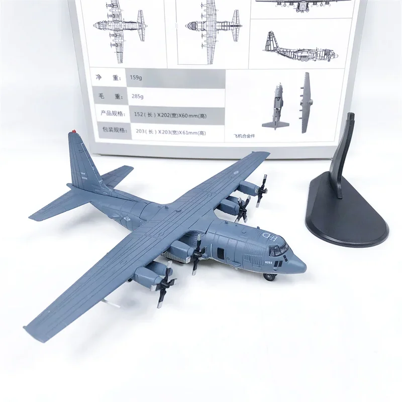 WLTK Diecast المعادن 1/200 مقياس الجيش الأمريكي AC-130 AC130 AC-130U حربية مقاتلة طائرة نموذج لعبة F جمع