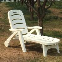 Chairs Nordic Swimming Plastic Outdoor Sun Courtyard Loungers Foldable Beach Lazy Pool Lunch Break Hotel Lounge Chairs Furniture