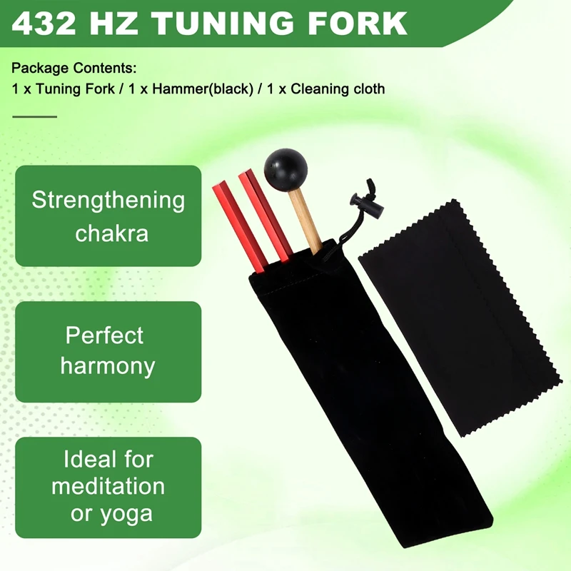 432 Hz Tuning Fork For Healing Sound Healing Therapy And Yoga 423Hz Aluminum Alloy Tuning Fork