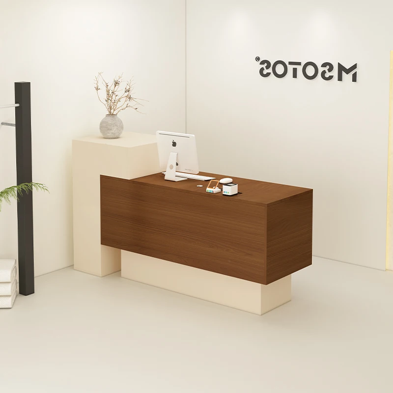 مكتب استقبال لخدمة المطاعم، مكتب استقبال Glamor Deepcool الحديث، مكتب استقبال مخصص، أثاث تجميل Mostrador #5