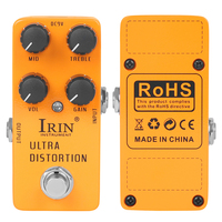 IRIN RS-17 Ultra Distortion Guitar Effect Pedal High-Gain Distortion Effects True Bypass Electric Guitar Parts & Accessories