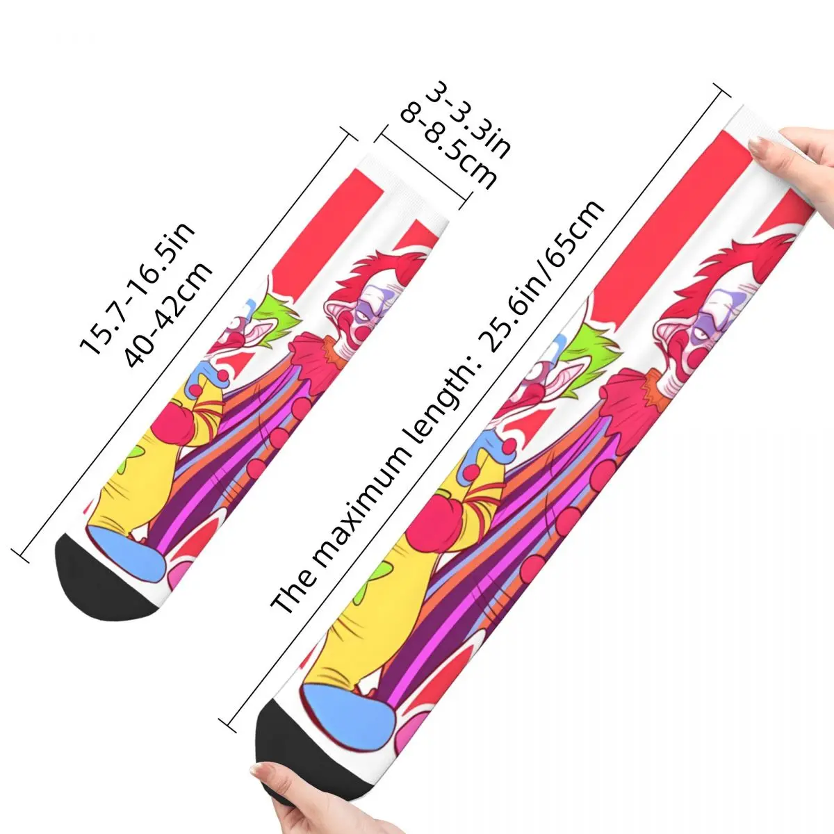 Art Station Explore Men's Socks Killer Klowns From Outer Space Film Unisex Street Style Seamless Printed Crew Sock Boys Gift