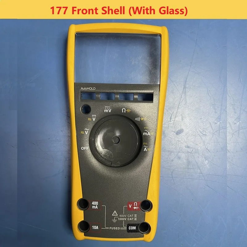 For Fluke 179 177 175 Front Shell, Rear Shell, Battery Cover, Turntable Knob, Conductive Adhesive Screen Holder Accessories