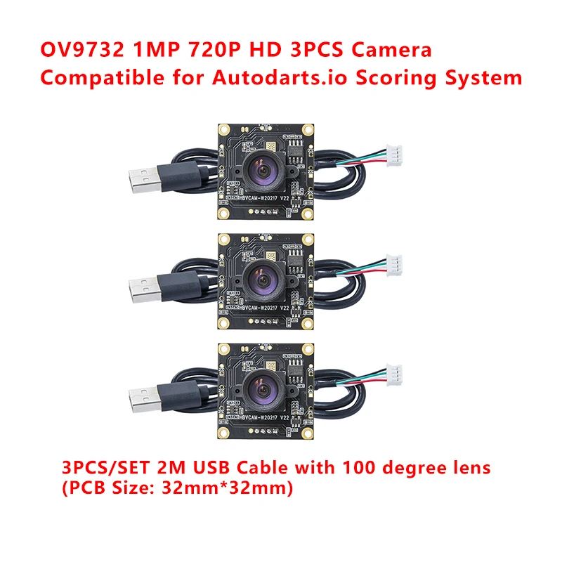 وحدة كاميرا HBV OV9732/OV2710 100 درجة 1MP/2MP لنظام تسجيل آلي #2