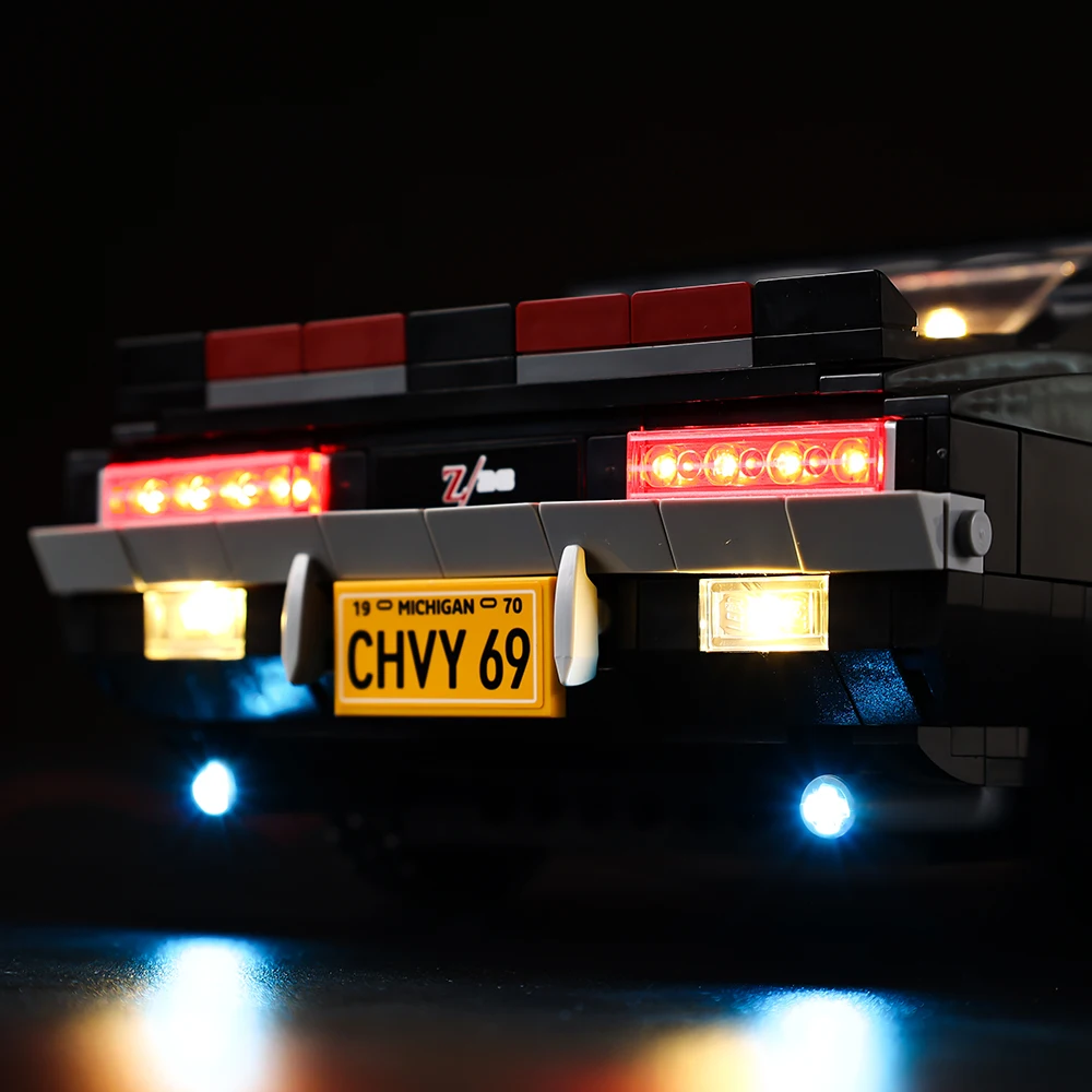 LED Light  Kit For 10304 Chevroleted Camaro Z28 DIY Toys Set Not Included Building Blocks Only Lighting Kit