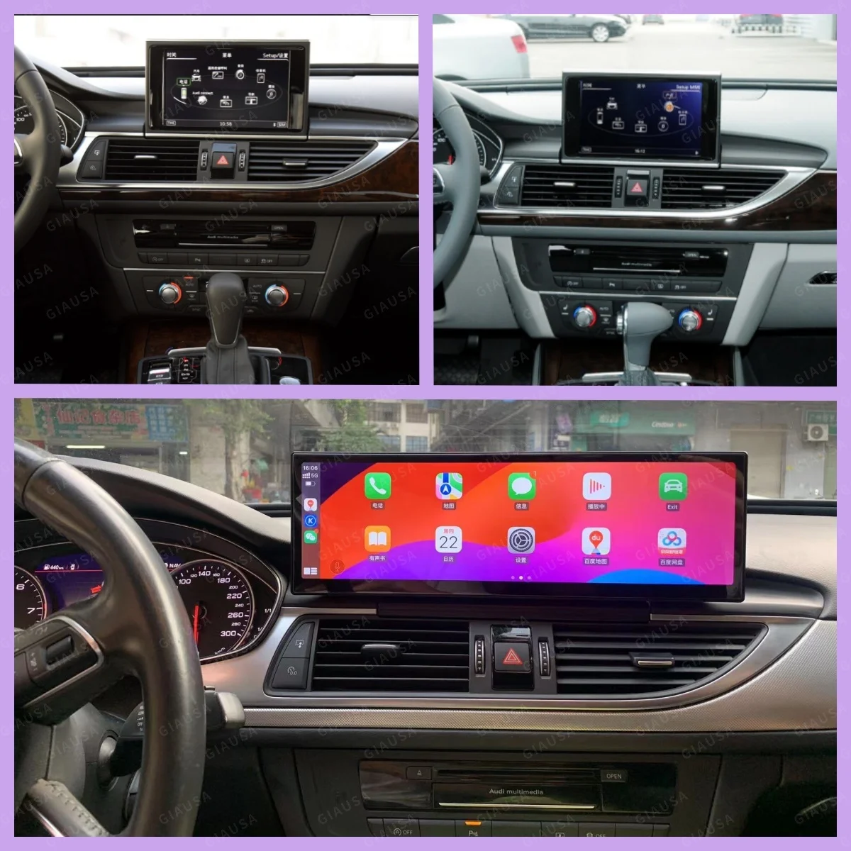 MZ 14.9inch Android Multimedia Video Player Head Unit For AUDI A6L A6 A7 2012-2018 Stereo Audio Car GPS Radio Navigation CarPlay