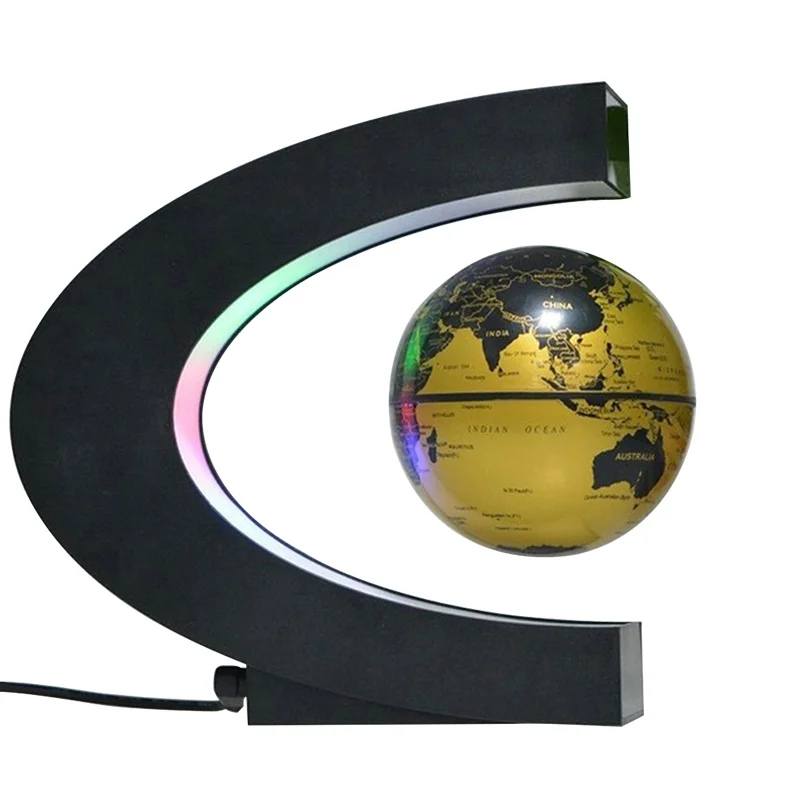 Magnetic Levitating Globe Floating World Map Ball Glowing Cool Lighting Office Home Decoration Ball magnetic levitation globe