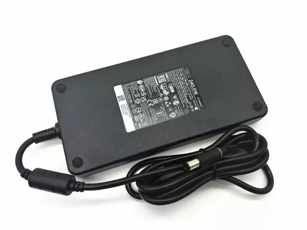 Original 240W 19.5V 12.3A 7.4*5.0mm Laptop Charger Adapter for Dell Alienware M15X M17X M4700 M6700
