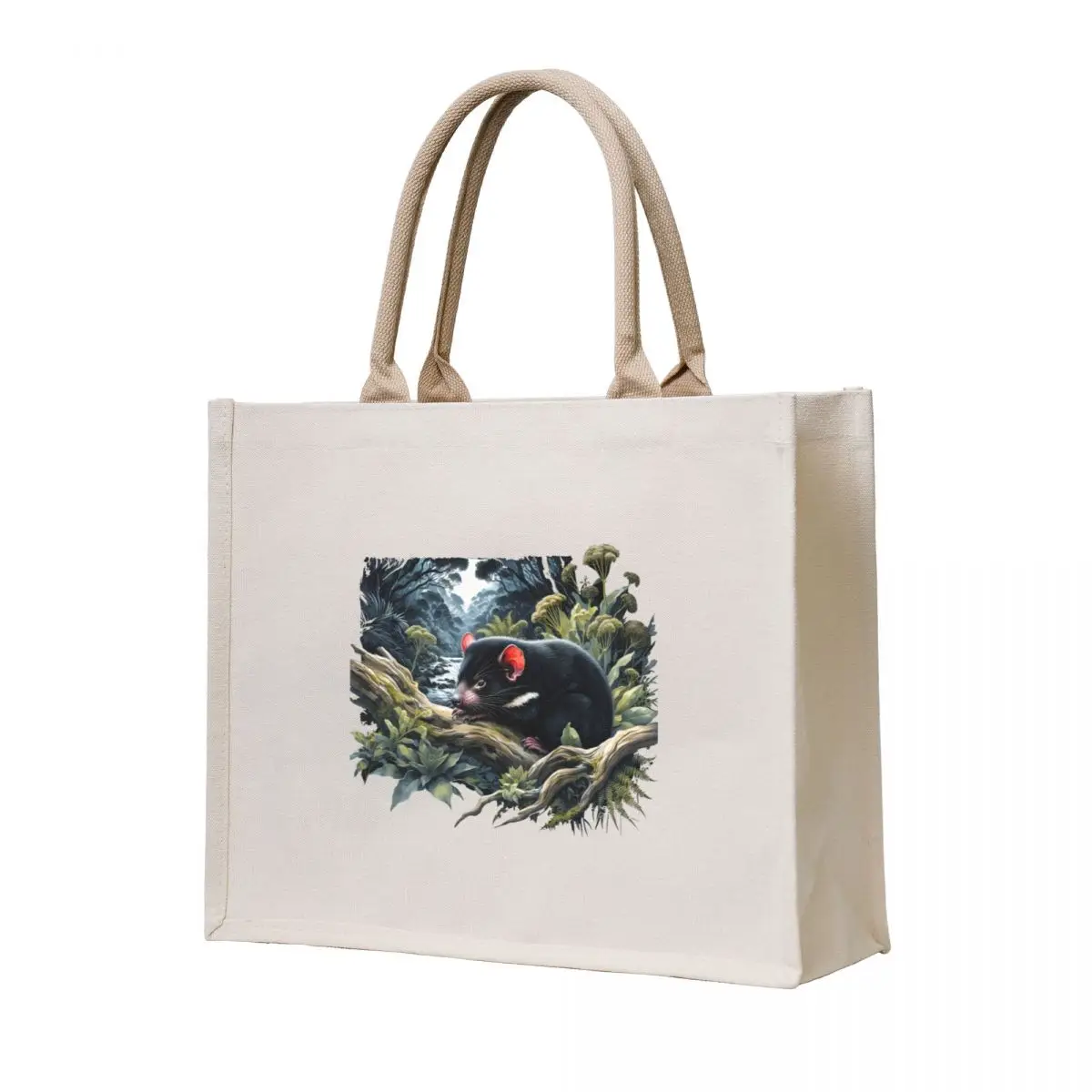 Tasmanian Devil Tote Bag custom canvas bag tote bags aesthetic Shopper handbag