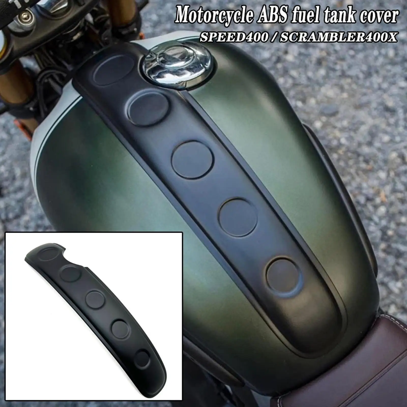Penutup Tangki Bahan Bakar Sepeda Motor Pelindung Tangki Praktis Tahan Gores