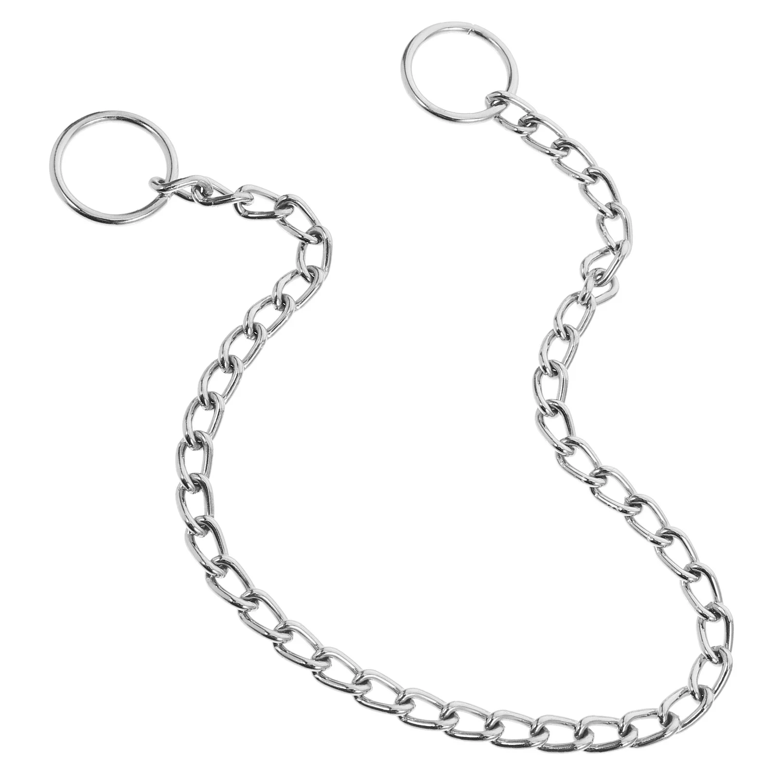 

Chrome Plated Adjustable Dog Chain Collar Lightweight Metal Pet Neck Chain for Small Dogs Stylish Decorative Choker for French