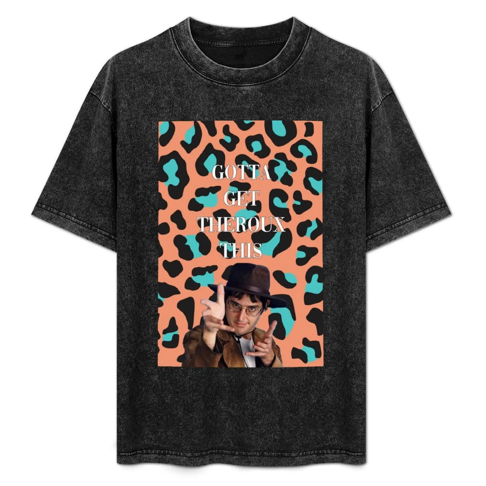 Gotta get Theroux This Leopard Edition T-Shirt oversizeds korean fashion cotton t shirt men